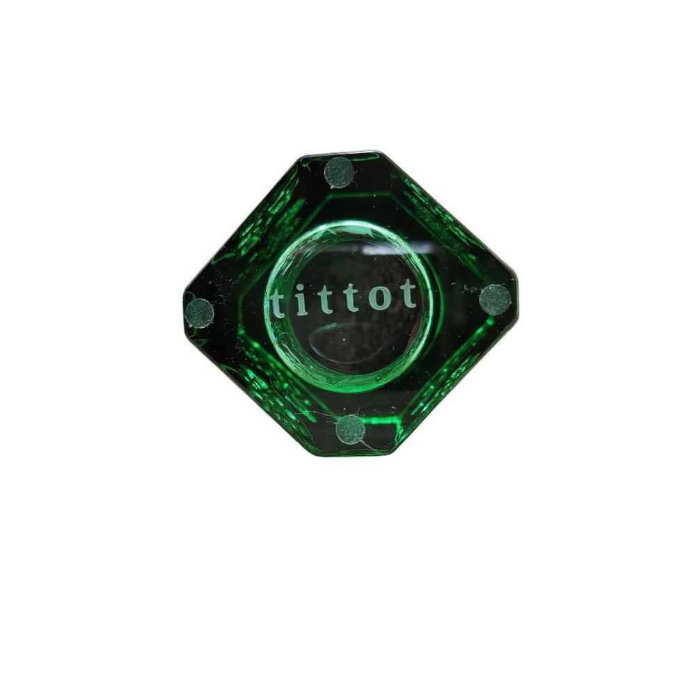 Tittot Green Crystal Hexagonal Vase - Picture 6 of 8
